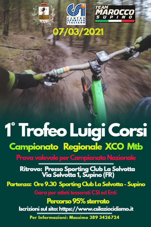 Locandina Terza Tappa - I° Trofeo Luigi Corsi