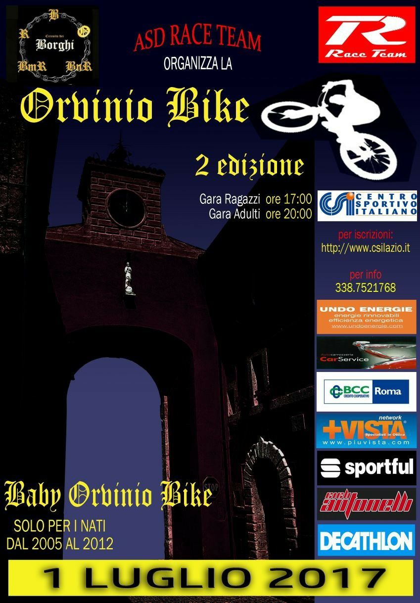 Locandina Orvinio Bike